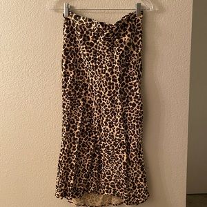 Leopard Anthropologie skirt!